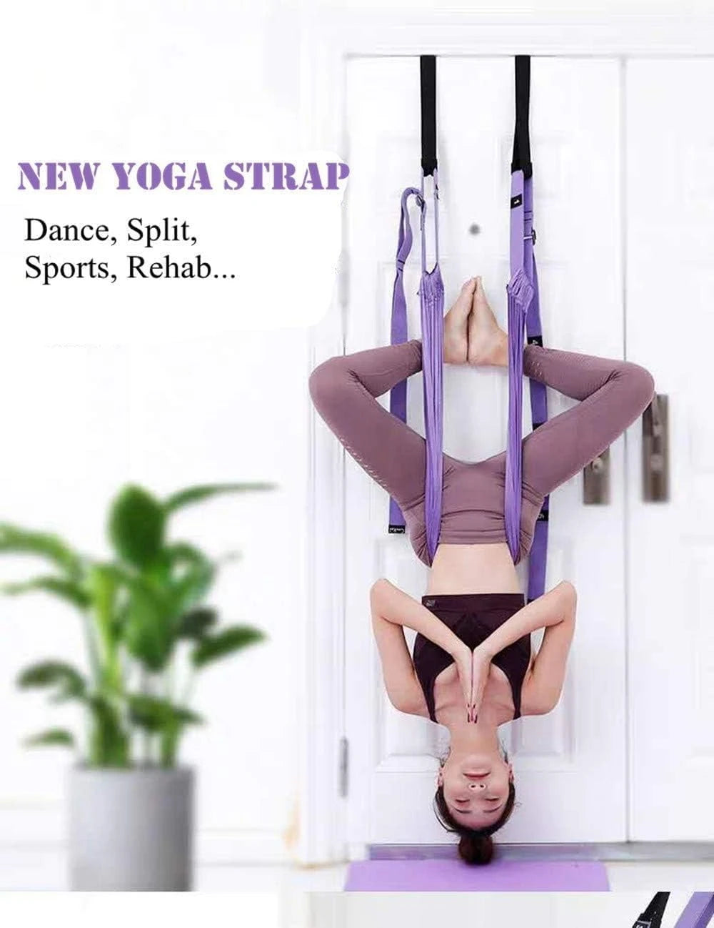 Adjustable Home Yoga Stretching Strap